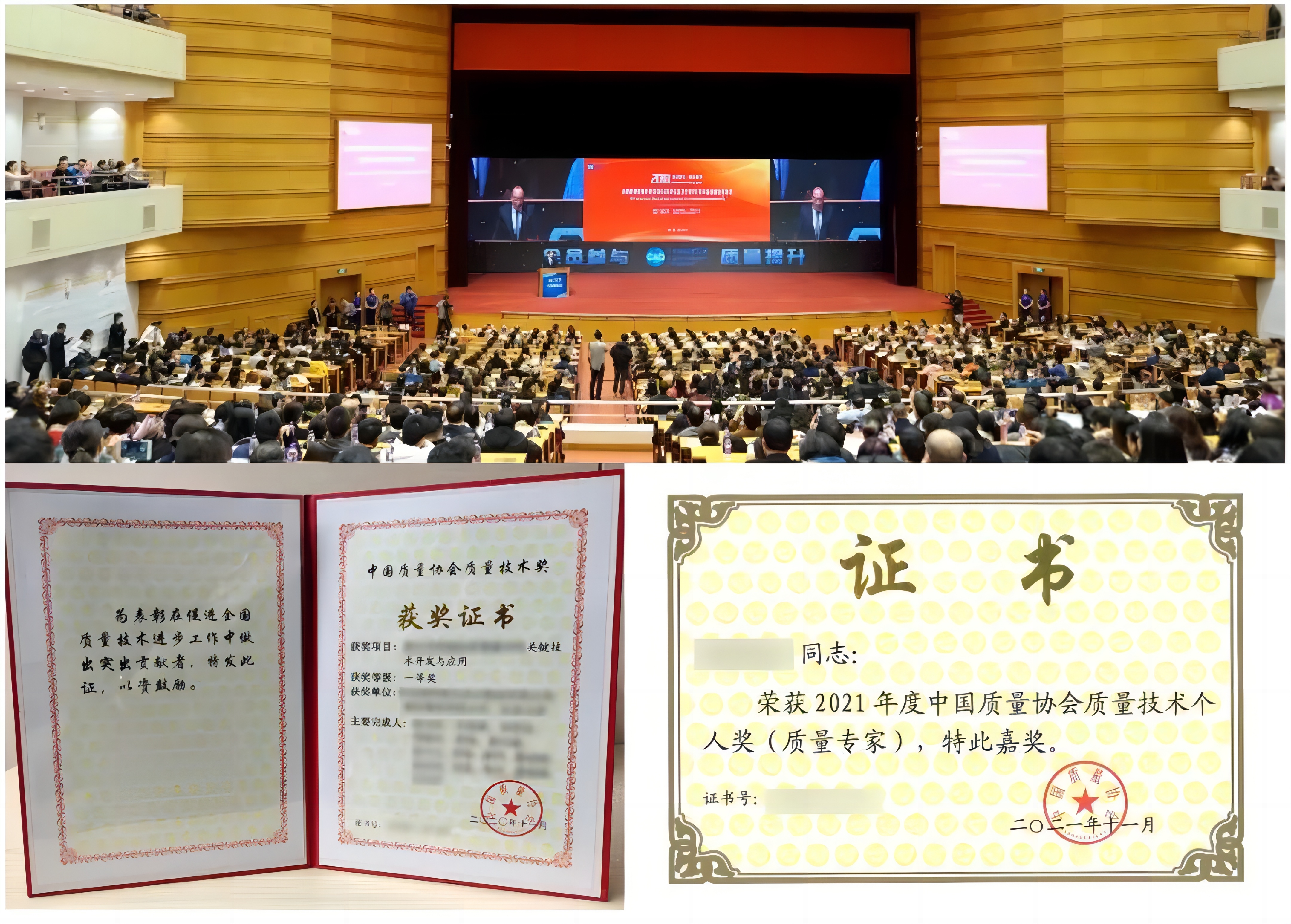 中國質(zhì)量協(xié)會(huì )質(zhì)量技術(shù)獎