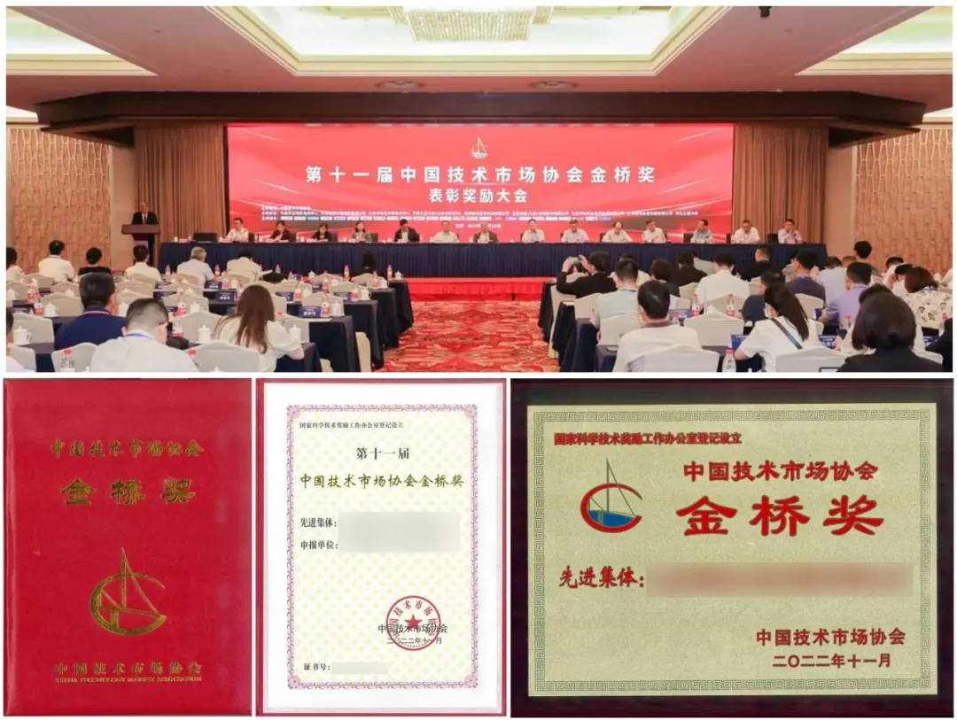 中國技術(shù)市場(chǎng)協(xié)會(huì )金橋獎